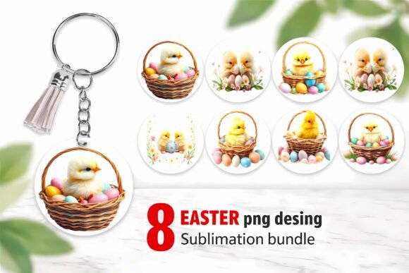 8 Easter Chick PNG Bundle – Cute Baby Designs for Modern Spring Creations