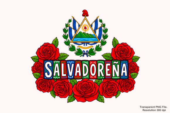 Celebrating Heritage with High-Quality Salvadorena PNG and El Salvador Flag PNG Designs
