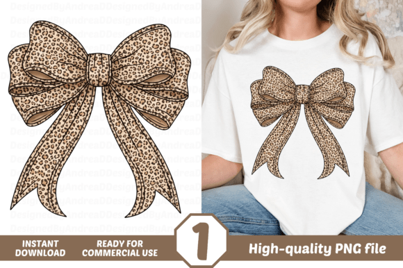 Coquette Bow, Leopard: A Bold Design Fusion