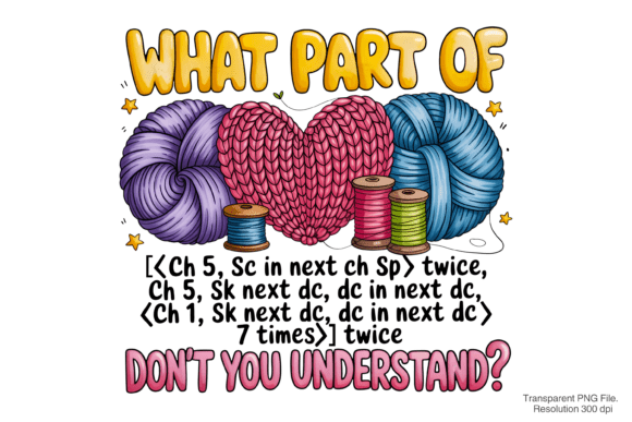 Elevate Designs with Funny Crochet & Yarn Lover PNGs