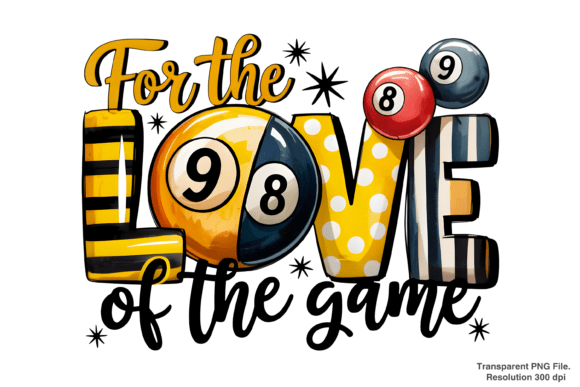Elevating Sports Designs with the For the Love of the Game PNG