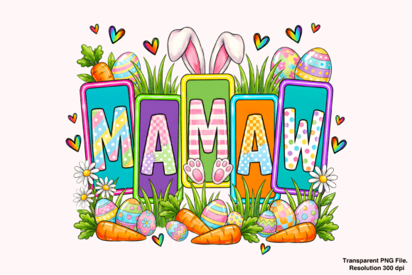 Elevating Your Spring Projects with Easter Mamaw PNG and Easter Mama PNG Designs