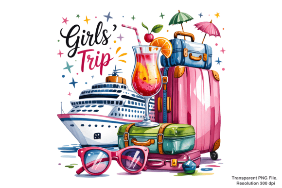 Evaluating Girls Trip PNG and Colorful Cruise PNG for Custom Projects