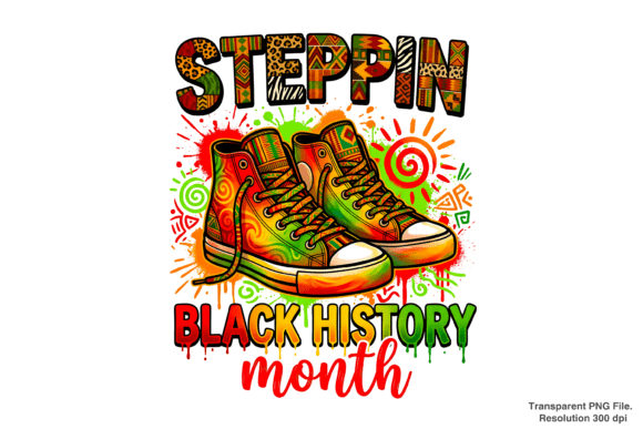 Evaluating the Stepping into Black History Month PNG for Creative Projects