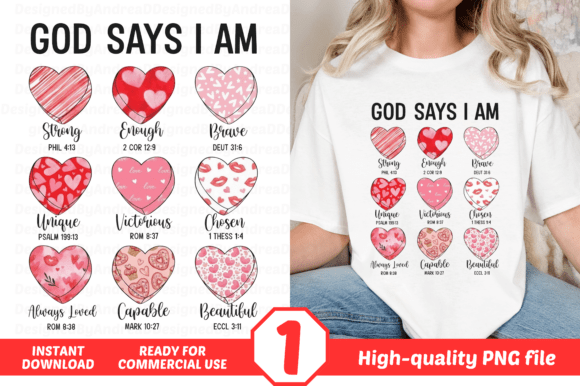 God Says I Am: Powerful Inspirational Design