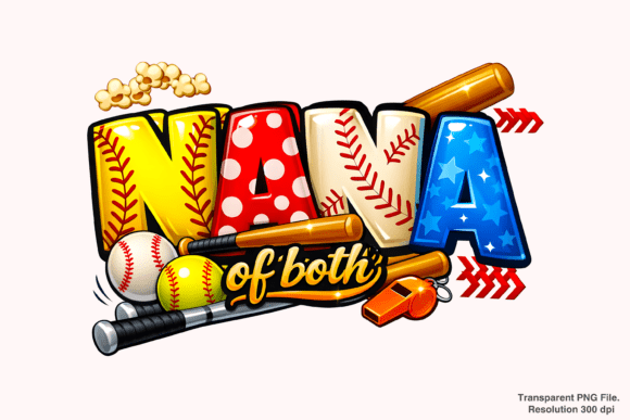 Integrating the Softball Baseball Nana PNG into Your Creative and Commercial Workflows