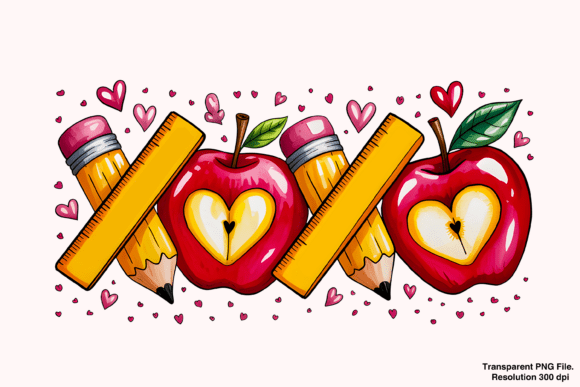 Integrating the Western XOXO Teacher Valentine PNG into Your Creative Workflow