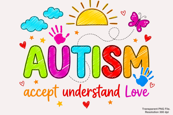 Mastering Your Designs with the Autism Accept Understand Love PNG