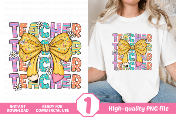 Teacher Coquette Bow Design Guide